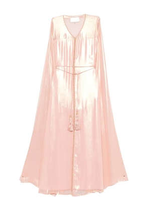 Reem Al Dhaheri long-sleeved kafta - Pink