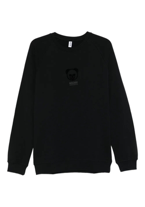Moschino logo-patch sweatshirt - Black