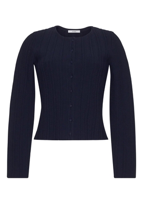 Adam Lippes Faye knit cardigan - Blue