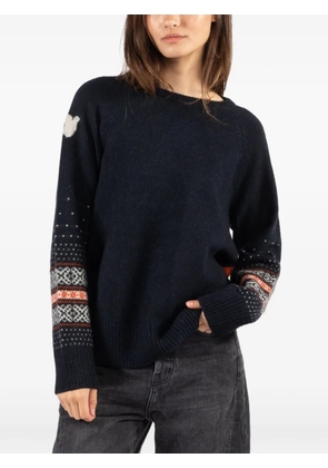 FreeCity fair-isle crew-neck sweater - Blue
