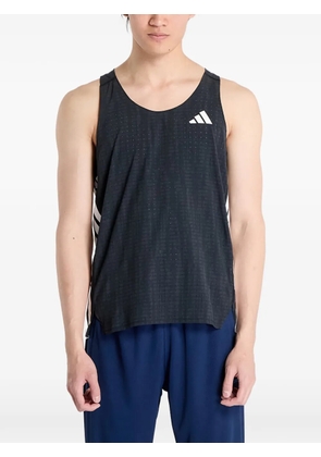 adidas Adizero stripe tank top - Black