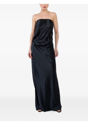 The Sei draped strapless gown - Blue