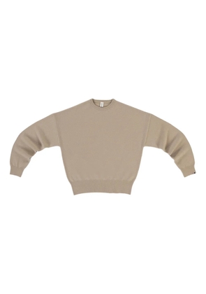 extreme cashmere crew-neck long-sleeve sweater - Neutrals
