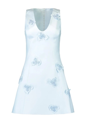Acler Blairhall floral V-neck dress - Blue
