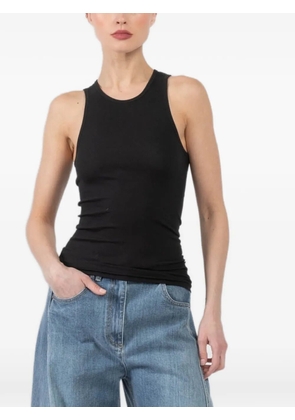 Tibi ribbed racerback top - Black