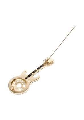 CHANEL Pre-Owned 2024 guitar-shaped brooch - Gold