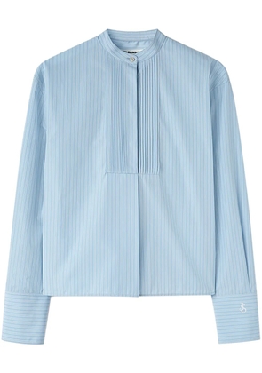 Jil Sander striped cotton shirt - Blue