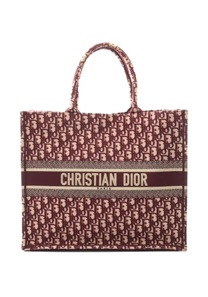 Christian Dior Pre-Owned 2010 oblique canvas tote bag - Red