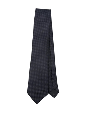 TOM FORD micro-pattern tie - Blue