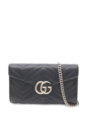Gucci Pre-Owned 20s GG Marmont chain wallet - Black