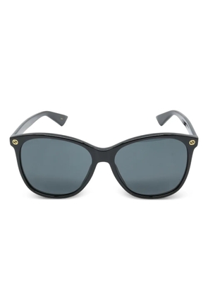Gucci Pre-Owned 2020s round-frame sunglasses - Black