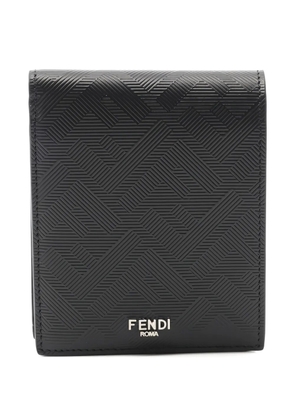 Fendi Pre-Owned 2020s Shadow bi-fold wallet - Black