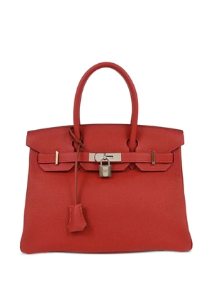 Hermès Pre-Owned 2017 Birkin 30 top-handle leather tote bag - Red