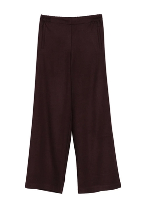 Niu elastic-waist palazzo pants - Red