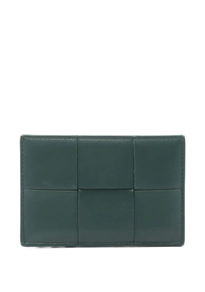 Bottega Veneta Pre-Owned 2010s Cassette leather card holder - Green