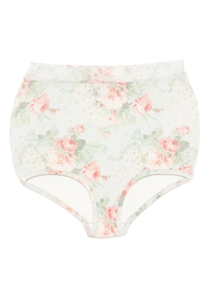 Simone Rocha floral-print brief - Multicolour