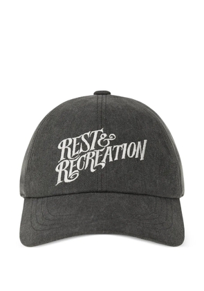 Rest&Recreation logo-embroidered baseball cap - Grey