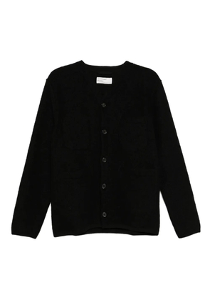 Universal Works V-neck cardigan - Black