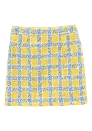 Gucci Pre-Owned 2010s check mini skirt - Yellow