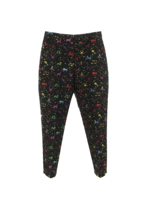 Christian Dior Pre-Owned patterned trousers - Black