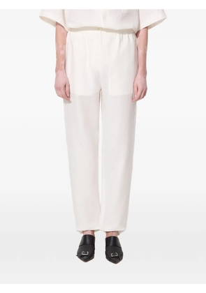 Pangaia elastic-waist trousers - Neutrals