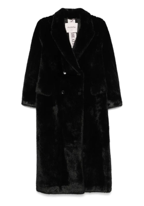 VALENTINI 1972 faux-fur coat - Black