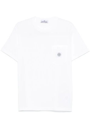 Stone Island Compass-motif T-shirt - White