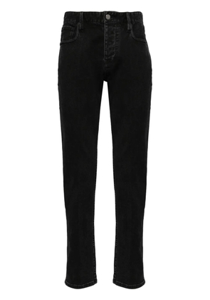 Emporio Armani cotton straight leg jeans - Black