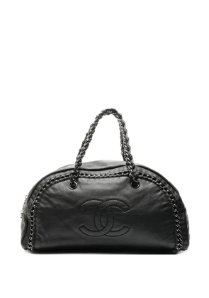 CHANEL Pre-Owned 2005-2006 logo tote bag - Black