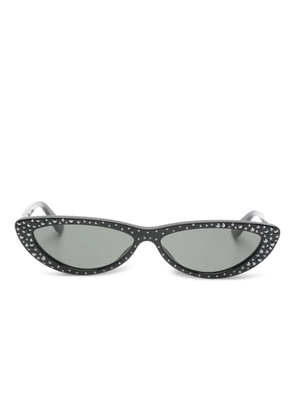 Alexander McQueen Eyewear cat-eye frame sunglasses - Black