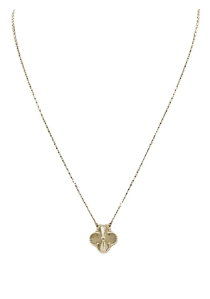 Van Cleef & Arpels Pre-Owned Guilloche Alhambra necklace - Gold