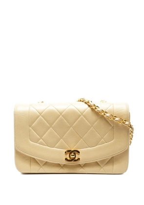 CHANEL Pre-Owned 1996-1997 Diana quilted shoulder bag - Neutrals