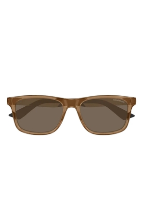 Montblanc square-frame sunglasses - Brown