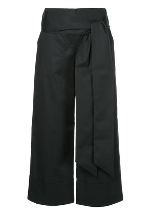 Demoo Parkchoonmoo belted wide pants - Black