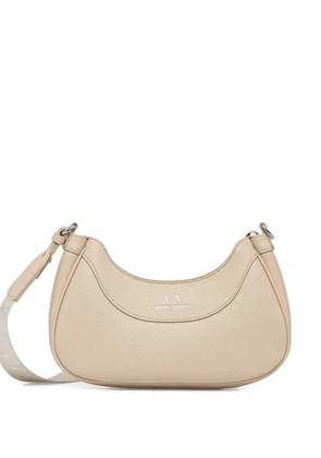 Armani Exchange logo-detail cross body bag - Neutrals
