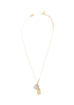 Louis Vuitton Pre-Owned 2019 nanogram necklace - Gold