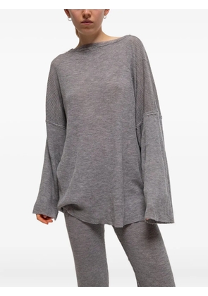 Gudrun & Gudrun Billa ribbed top - Grey
