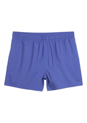 Osklen elastic-waistband swim shorts - Blue