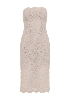 Ermanno Scervino floral strapless midi dress - Pink