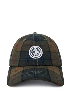 Malbon Golf logo-patch baseball hat - Green