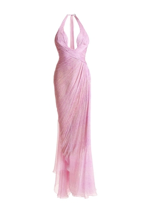 Maria Lucia Hohan Milagros halterneck maxi dress - Pink