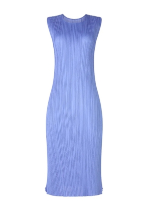 Pleats Please Issey Miyake plissé-effect midi dress - Blue