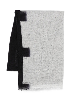 Suzusan fringed scarf - White