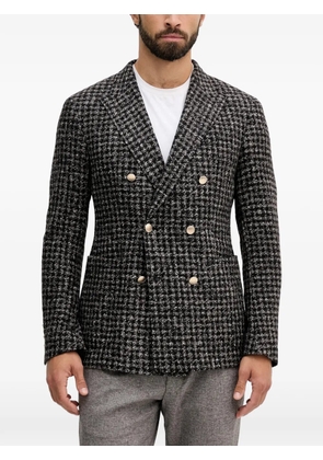 Joop! Heazy check-pattern double-breasted blazer - Black