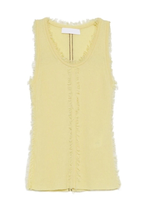 CUDDLEUP cashmere vest - Yellow