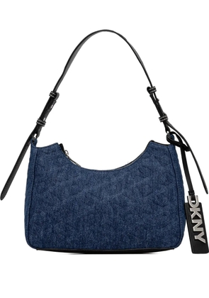 DKNY quilted embossed tote bag - Blue