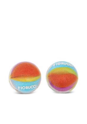 Fiorucci Marble round earrings - Silver