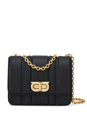 Ferragamo medium Gancini leather shoulder bag - Black