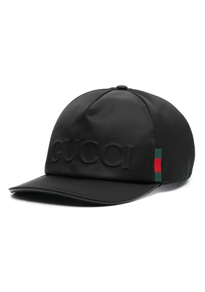 Gucci logo-embossed baseball cap - Black