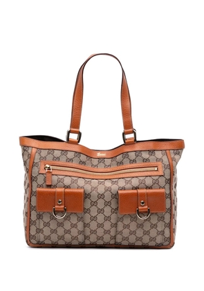 Gucci Pre-Owned 2000-2015 GG Canvas Abbey D Ring Pocket tote bag - Brown